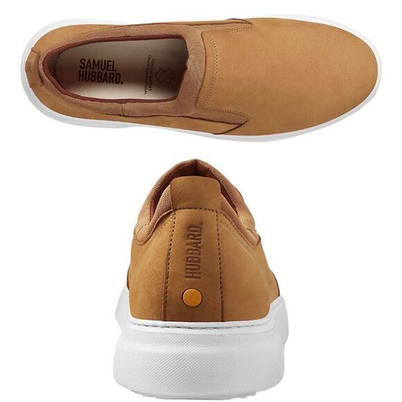 Samuel Hubbard Flight Slip-on Shoes in Nutmeg / White Size 8.5 - Picture 2 of 12